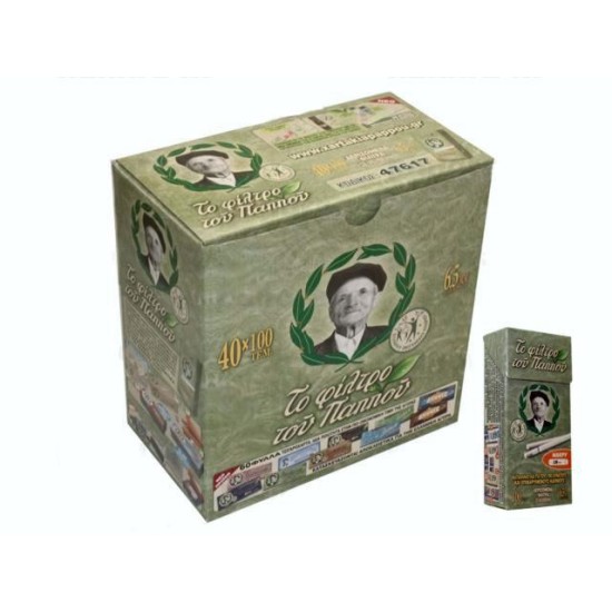 το φιλτρο του παππου υδροφιλο φιλτρο με μικροκυψελες slim 6.5mm 40x100 filter κωδ.617