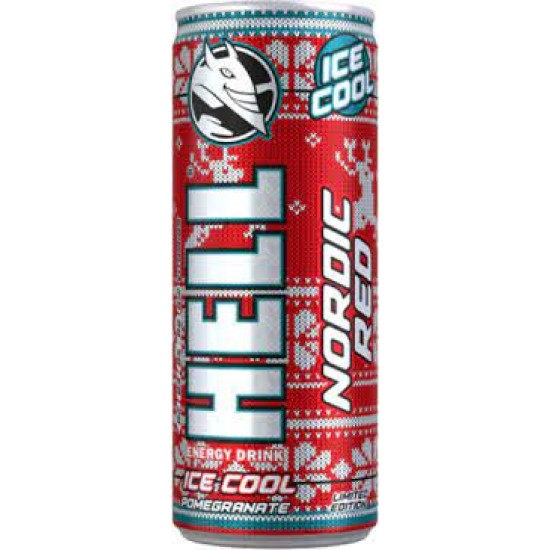 hell ice cool pomegranate 250ml