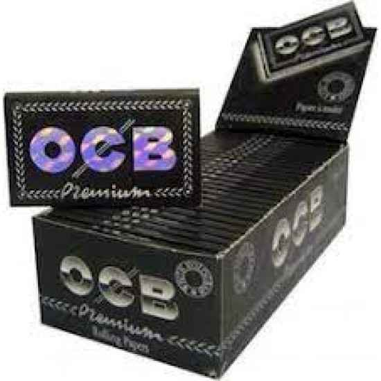 OCB Χαρτακια Μαυρα Μικρα Κουτα Χαρτακια 50 Τεμαχια