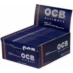 OCB Χαρτακια Μπλε Μικρα Κουτα Χαρτακια 25 Τεμαχια