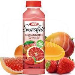 Okf red smoothie (mango,grape fruit, strawberry)