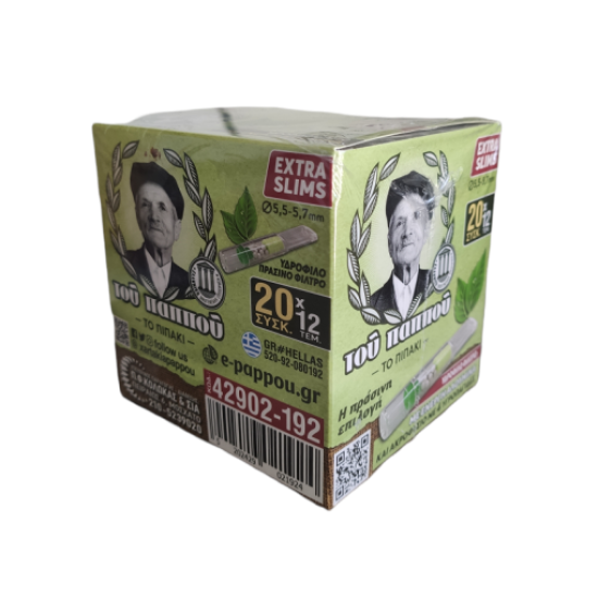 Πιπακια Του Παππου Extra Slim 5,5-5,7mm κωδ:192 Κουτα Πιπακια 20 Τεμαχια
