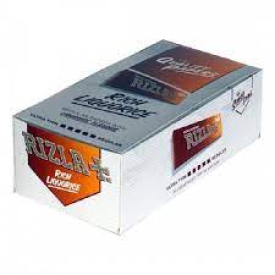 Rizla Rich Liquorice Κουτα Χαρτακια 50 Τεμαχια