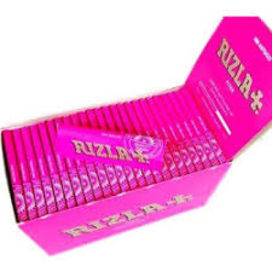 Rizla Pink Κουτα Χαρτακια 50 Τεμαχια
