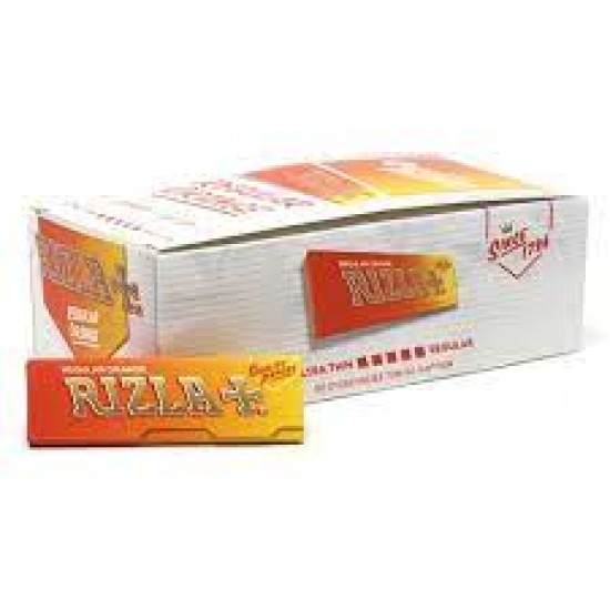 Rizla Regular Orange Κουτα Χαρτακια 50 Τεμαχια